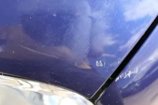 VW Golf 4 Motorhaube Haube Klappe vorne blau LB5N indigoblau - Bild 3