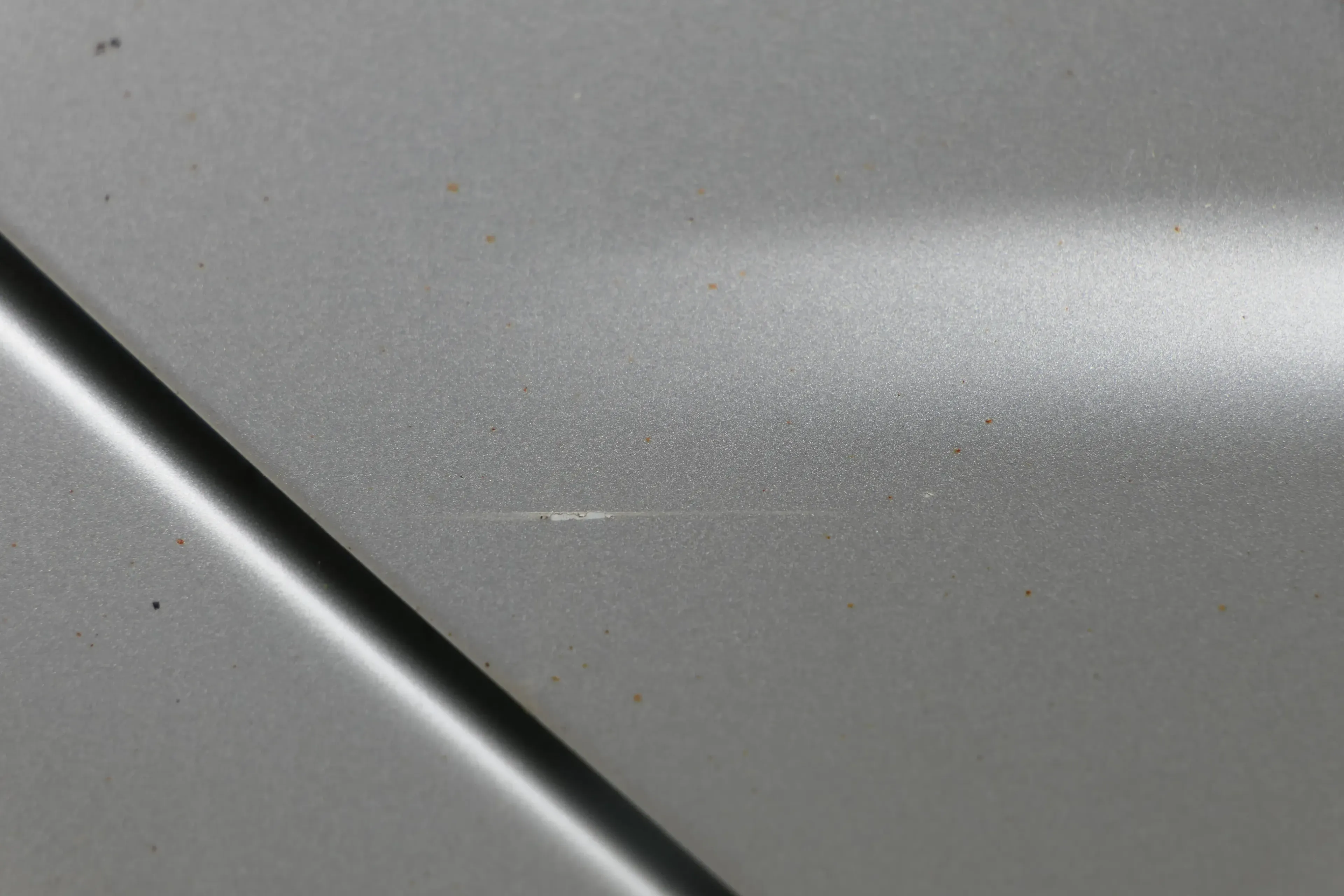 Skoda Fabia 6Y Limousine Schrägheck Tür hinten rechts grau silber LF7T diamantsi - Bild 1