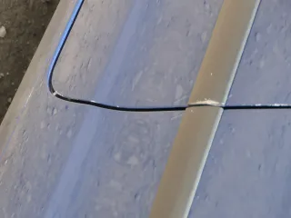 VW Polo 9N 9N3 Tür vorne links Fahrertür 2/3-Türer blau LA5K -ohne Anbauteile - Bild 5