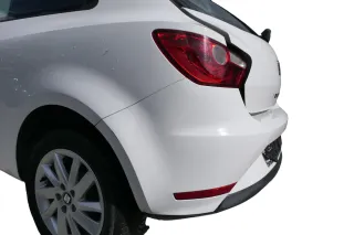 Seat Ibiza 6J Stoßstange Heckstoßstange hinten weiß LB9A 2/3-Türer - Bild 2