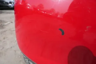 VW Fox 5Z Stoßstange hinten Stoßfänger rot LY3D Heckstoßstange - Bild 3