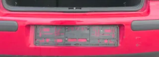 VW Golf 4 Limousine Stoßstange hinten Heckstoßstange Stoßfänger rot LY3D - Bild 10