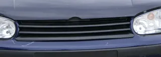 VW Golf 4 Grill Kühlergrill schwarz ohne Emblem kein Logo - Bild 1