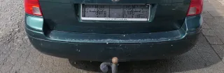 VW Golf 4 Bora Kombi Stoßstange hinten Heckstoßstange Stoßfänger grün LC6M - Bild 1
