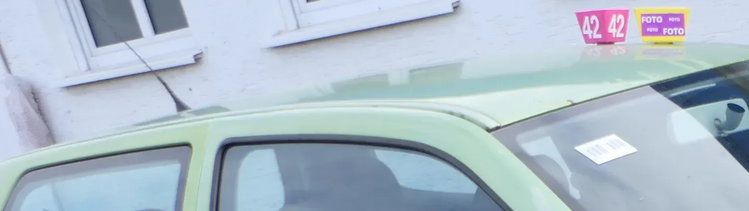 2x VW Polo 6N2 Dachleisten Leisten Dach grün LA6M Leiste Dachleiste rechts+links - Bild 1