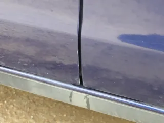 VW Polo 9N 9N3 Tür hinten links 4/5-Türer blau LB5N - ohne Anbauteile - Bild 13