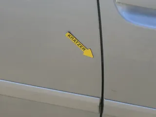 Audi A6 4B C5 Tür Türblatt hinten rechts nur Türblatt silber LY7W -ohneAnbauteil - Bild 7