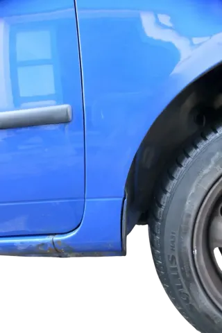 VW Lupo Kotflügel vorne rechts blau LW5Z - Bild 2