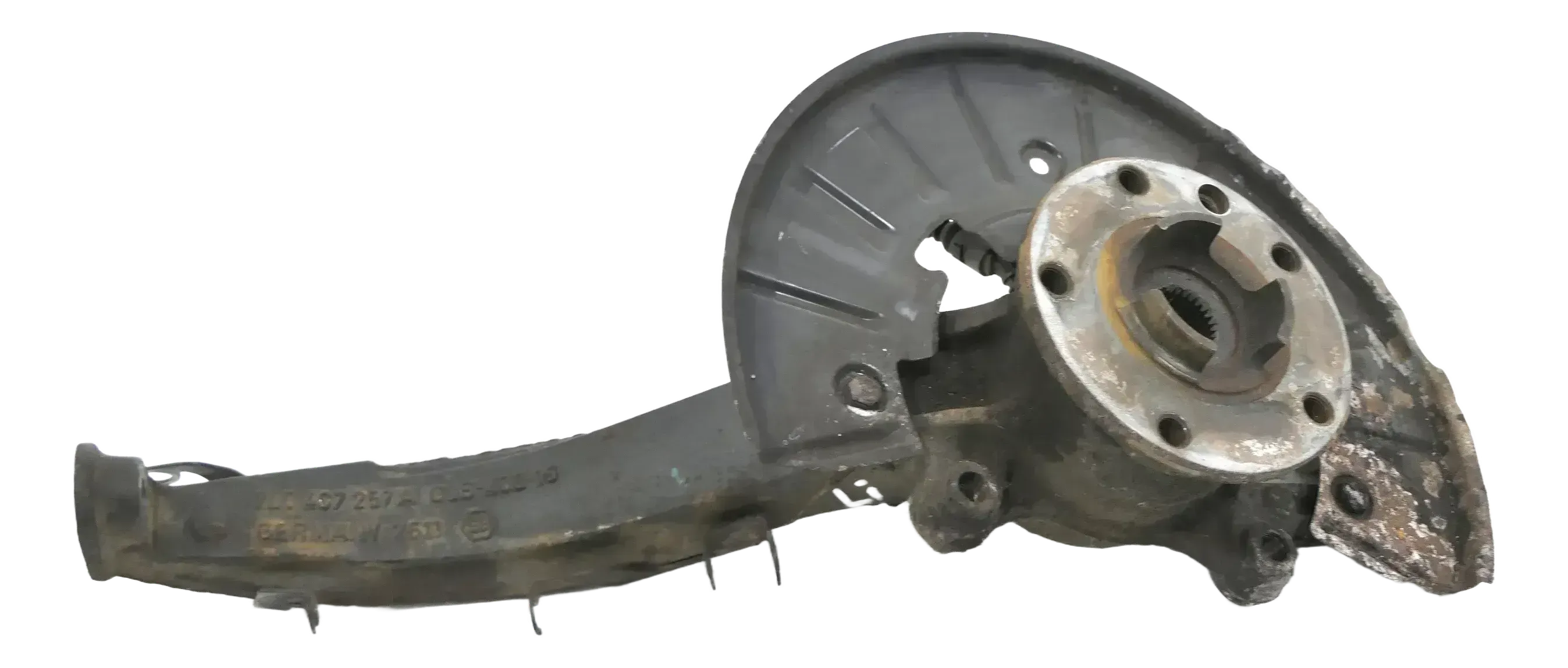 VW Touareg 7L Achsschenkel Radlager vorne links 7L0407257A TDI - Bild 1