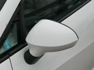 Seat Ibiza 6J elektrischer elektrisch Spiegel Außenspiegel links weiß LB9A - Bild 1