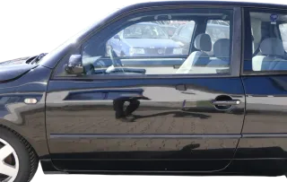 VW Lupo Seat Arosa Tür vorne links Fahrertür schwarz L041 (für elektr.Fensterhe - Bild 1