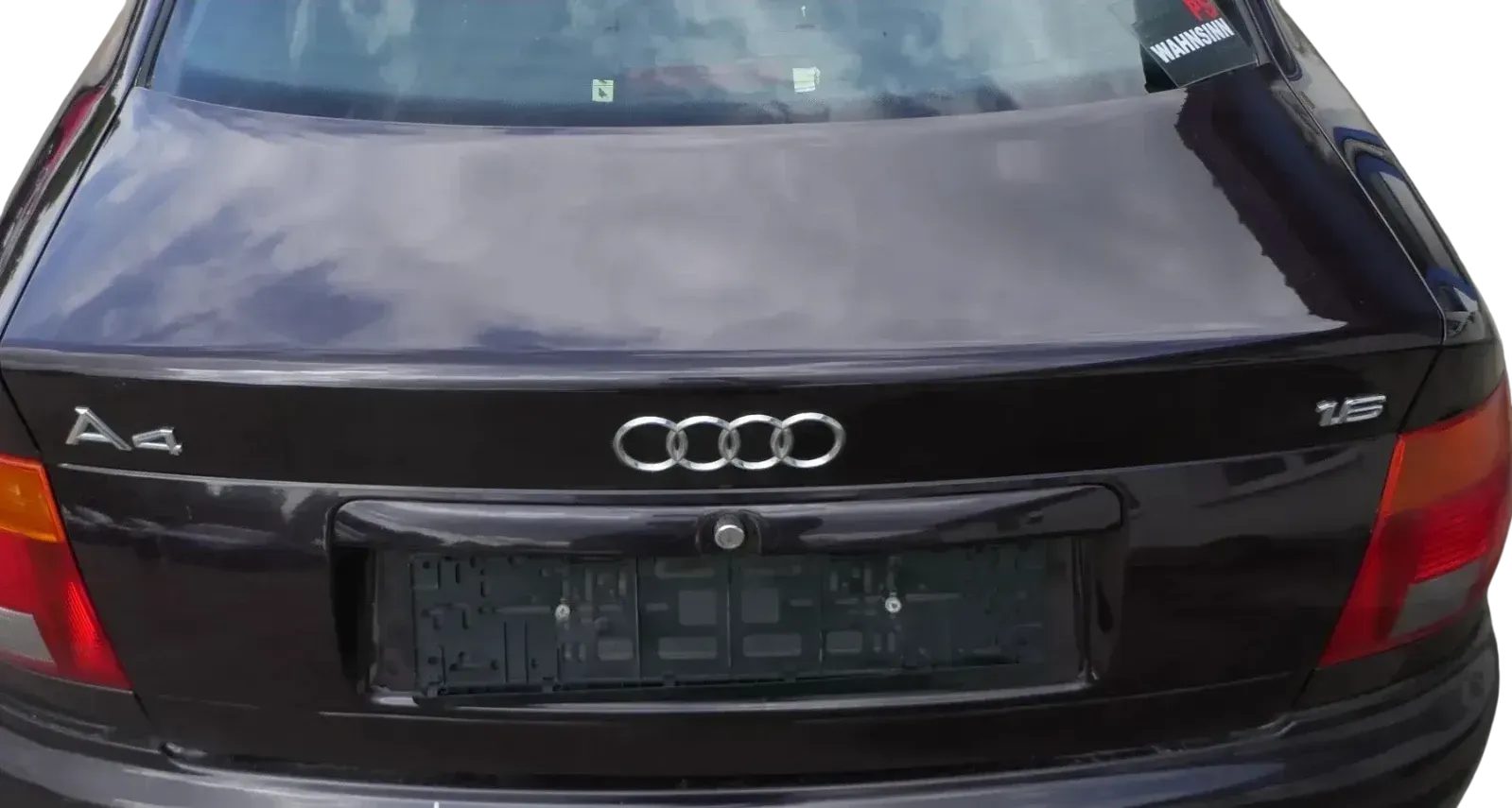 Audi A4 B5 Heckklappe hinten Klappe Kofferraumklappe Limousine blau lila LY3K - Bild 1
