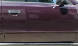 A4 B5 Tür nur Türblatt vorne rechts Beifahrertür blau lila LY3K Kombi od Limo - Bild 17