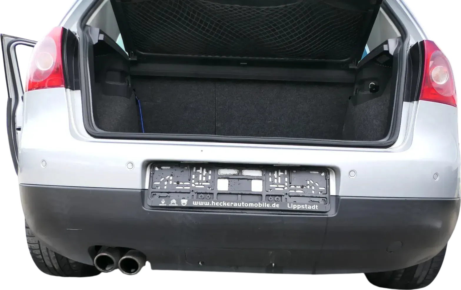VW Golf 5 1K Limousine Stoßstange hinten Heckstoßstange silber LA7W PDC - Bild 1