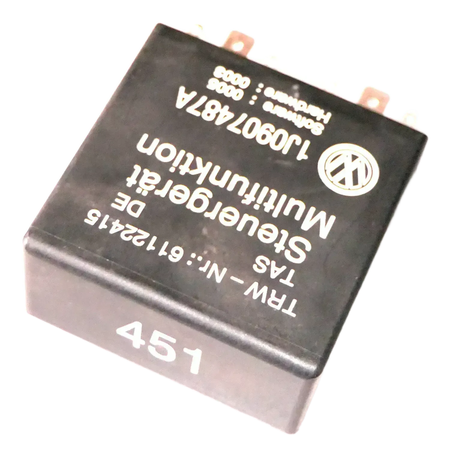 Audi A4 B5 A6 VW Sharan Passat 3B Relais 451 Multifunktion Lenkrad 1J0907487A - Bild 1