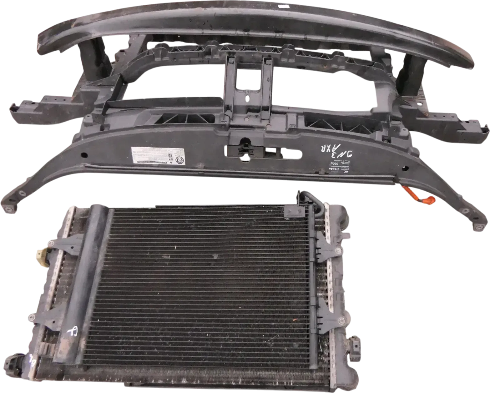 VW Polo 9N3 Schloßträger Klima Klimaanlage vorn ORIGINAL ca.2004-2009 Kühler - Bild 1