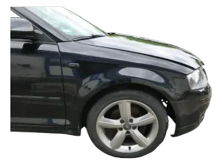 Audi A3 8P Kotflügel vorne rechts Sportback schwarz LZ9Y - Bild 1