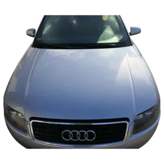 Audi A4 B6 Cabrio 8H Motorhaube Haube Klappe silber LY7W - Bild 1