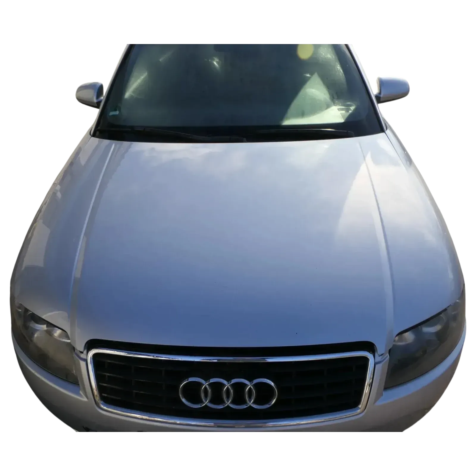 Audi A4 B6 Cabrio 8H Motorhaube Haube Klappe silber LY7W - Bild 1