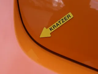 Seat Ibiza 6J Heckklappe Klappe hinten 2/3-Türer orange LP2C Spoiler mit Scheibe - Bild 6