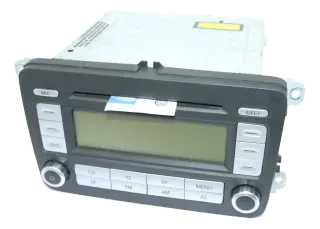 VW Golf 5 V Plus 6 VI Touran Caddy CD Radio RCD 300 5M0035186B mit Code - Bild 1