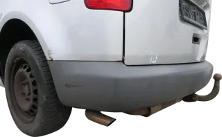VW Caddy 2K Stoßstange hinten Heckstoßstange Stoßfänger grau graphit nicht lack - Bild 6