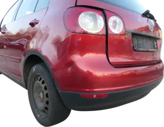 Golf Plus 5 5M1 Stoßstange hinten Heckstoßstange Stoßfänger rot LA3X - Bild 11