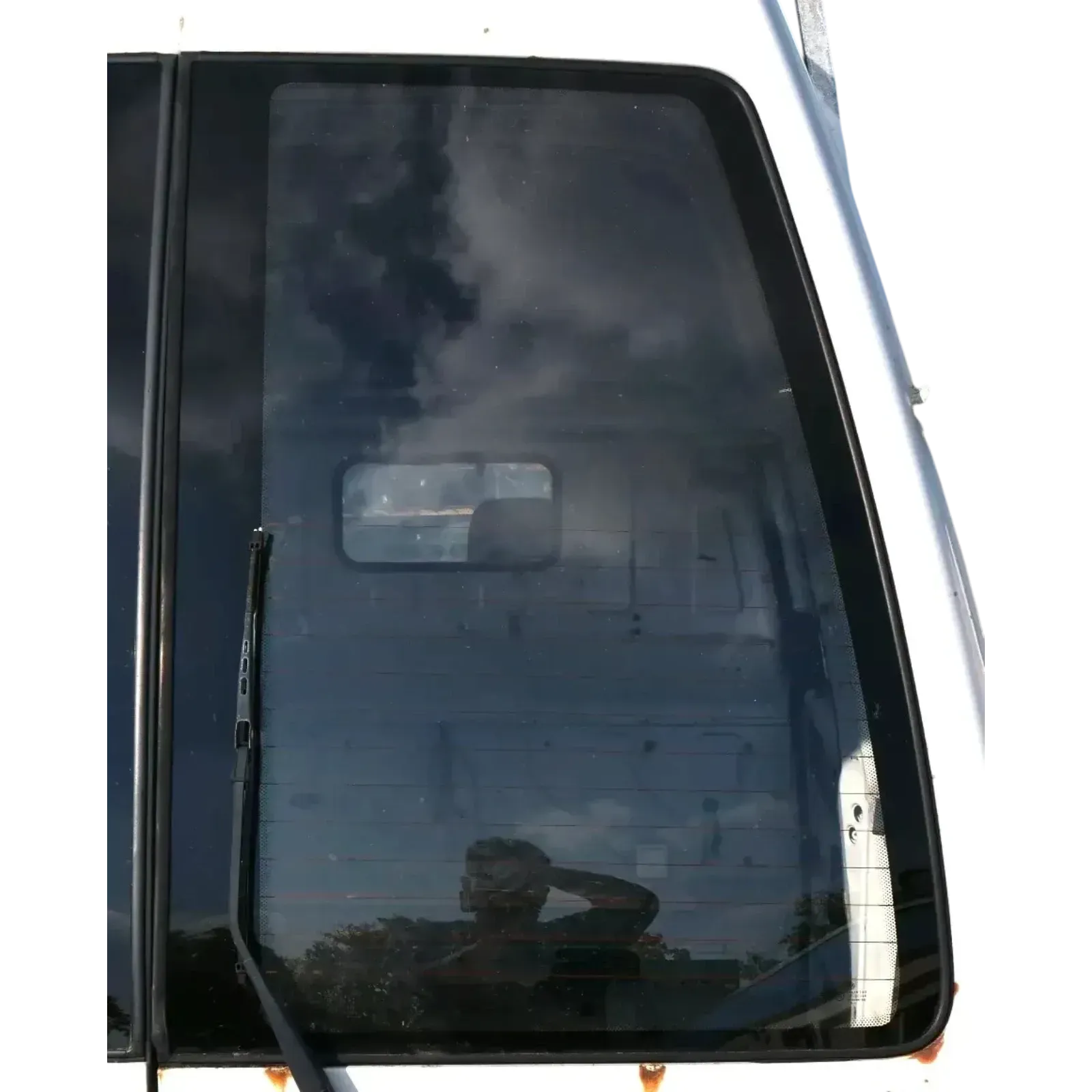 VW T4 Hochdach Scheibe in Flügeltür Klappe hinten rechts Glas Fenster - Bild 1