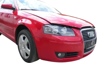 A3 8P Stoßstange Frontstoßstange Stoßfänger vorn rot LY3J Sportback Grill - Bild 3