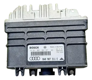 VW Golf 3 1E Motorsteuergerät Steuergerät 8A0907311E 8A0997311AX 2,0 ABT Motor - Bild 1