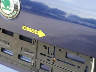 Skoda Octavia 1Z Kombi Avant hinten Heckklappe mit Scheibe blau LF5Q Klappe - Bild 6