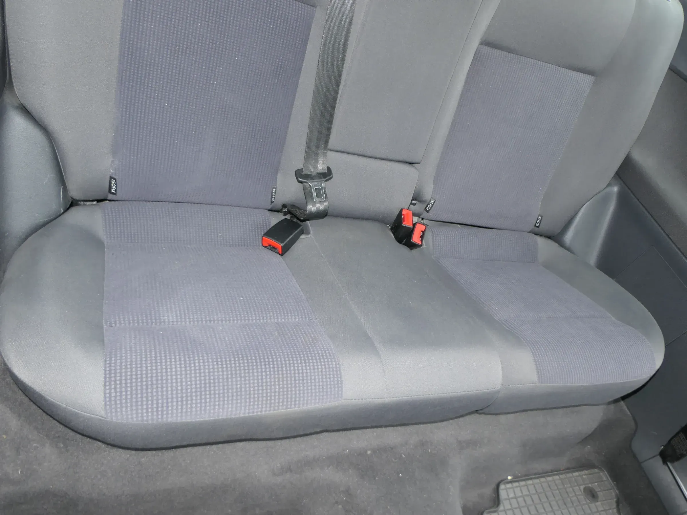 VW Polo 9N 9N3 Sitz Rückbank Sitzfläche Sitze 3 Punkt Gurt hinten - Bild 1