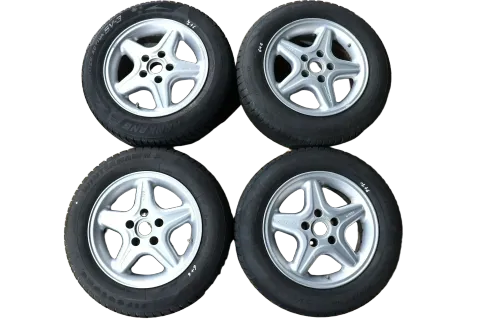 Audi A4 A6 Alufelgen 195/65 R15 Winterreifen Reifen pininfarina BBS 6-7mm