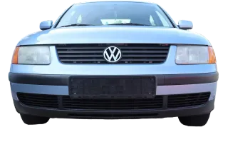 VW Passat 3B Stoßstange vorne Frontstoßstange Stoßfänger blau LL5Y Grill - Bild 1