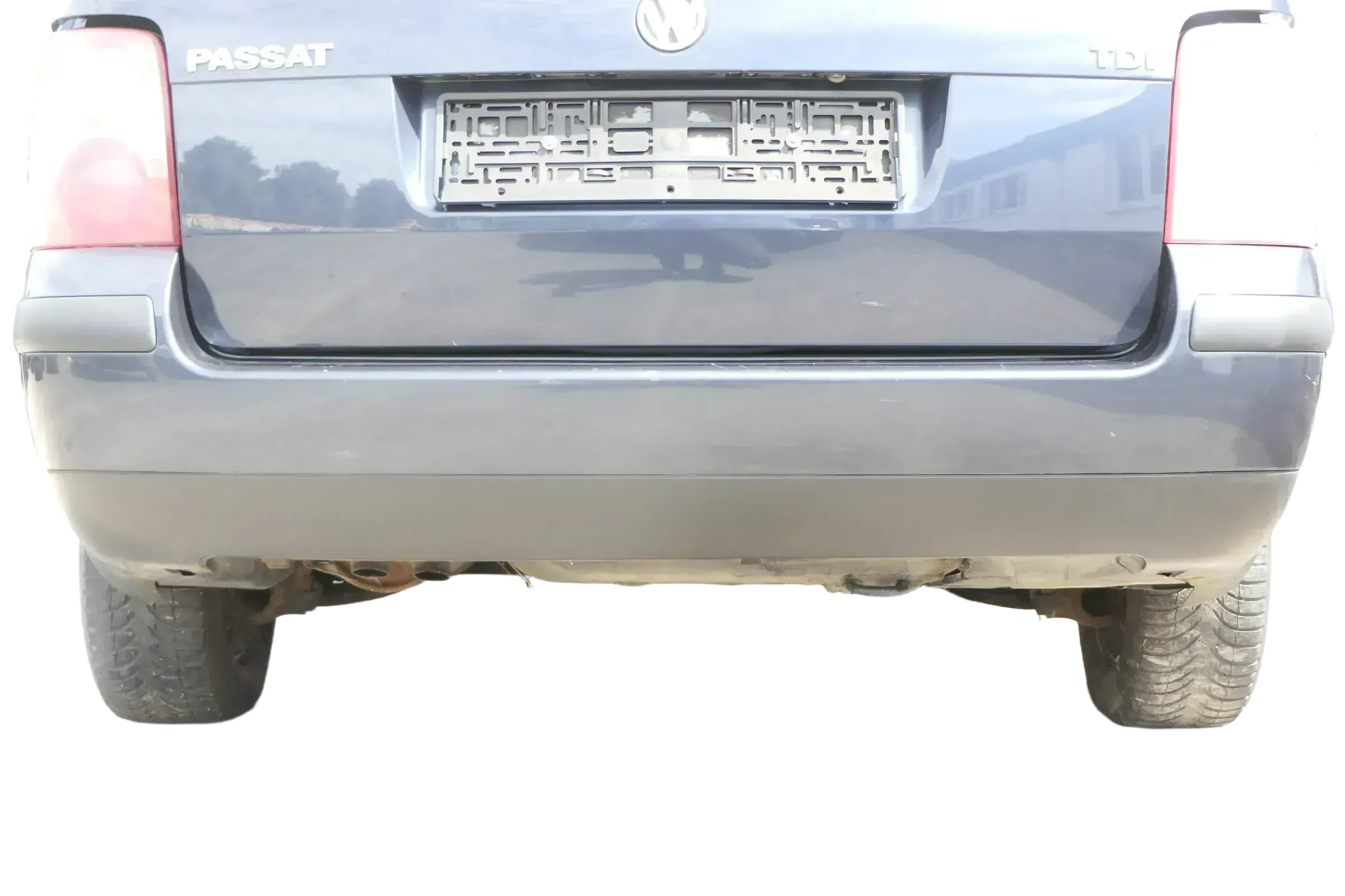 VW Passat 3BG Kombi Variant Stoßstange hinten Heckstoßstange grau blau LC5F - Bild 1