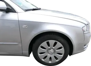 Audi A4 8E B7 Kotflügel vorne rechts silber LY7W - Bild 1