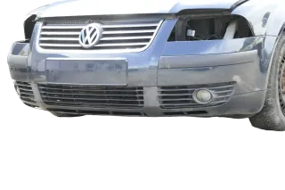 VW Passat 3BG Stoßstange vorne Frontstoßstange Stoßfänger grau blau LC5F - Bild 4