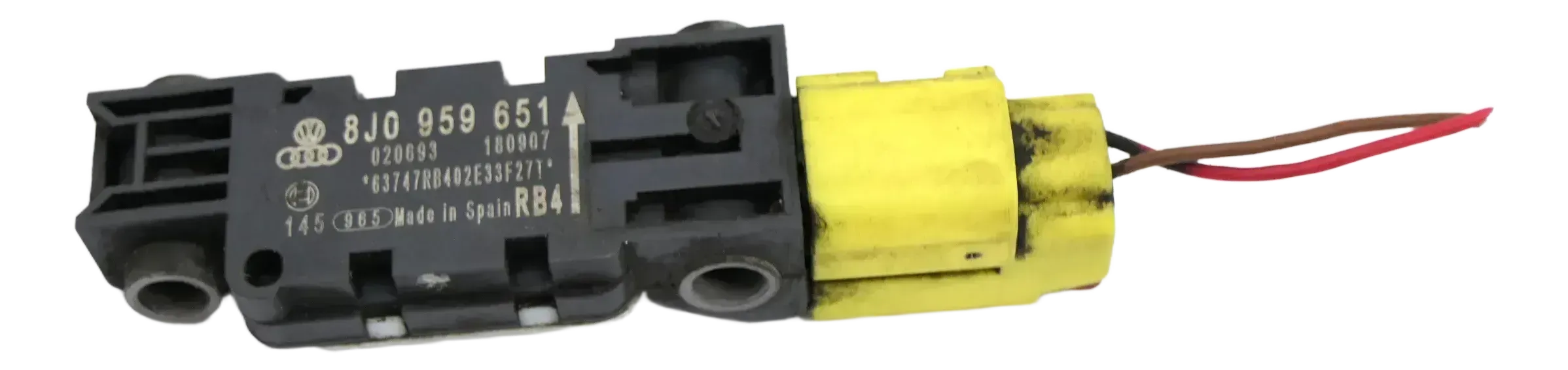 Audi A3 8P Steuergerät Airbag Airbagsteuergerät 8J0959651 Crashsensor Sensor - Bild 1