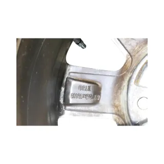 1x VW Caddy 2K Alufelge Felge 2K1071495 666 KBA 46109 6,5x15H2 ET50 5x112    HL - Bild 2