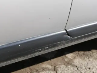 Audi A4 B5 Tür nur Türblatt vorne links Fahrertür silber LY7W - Facelift - Bild 6