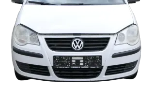 VW Polo 9N3 Stoßstange vorne Frontstoßstange Stoßfänger weiß LB9A - Bild 4
