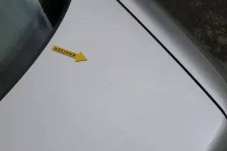 Audi 80 Heckklappe hinten Klappe Kofferraumklappe Limousine grau LY7T ohneAnbaut - Bild 6