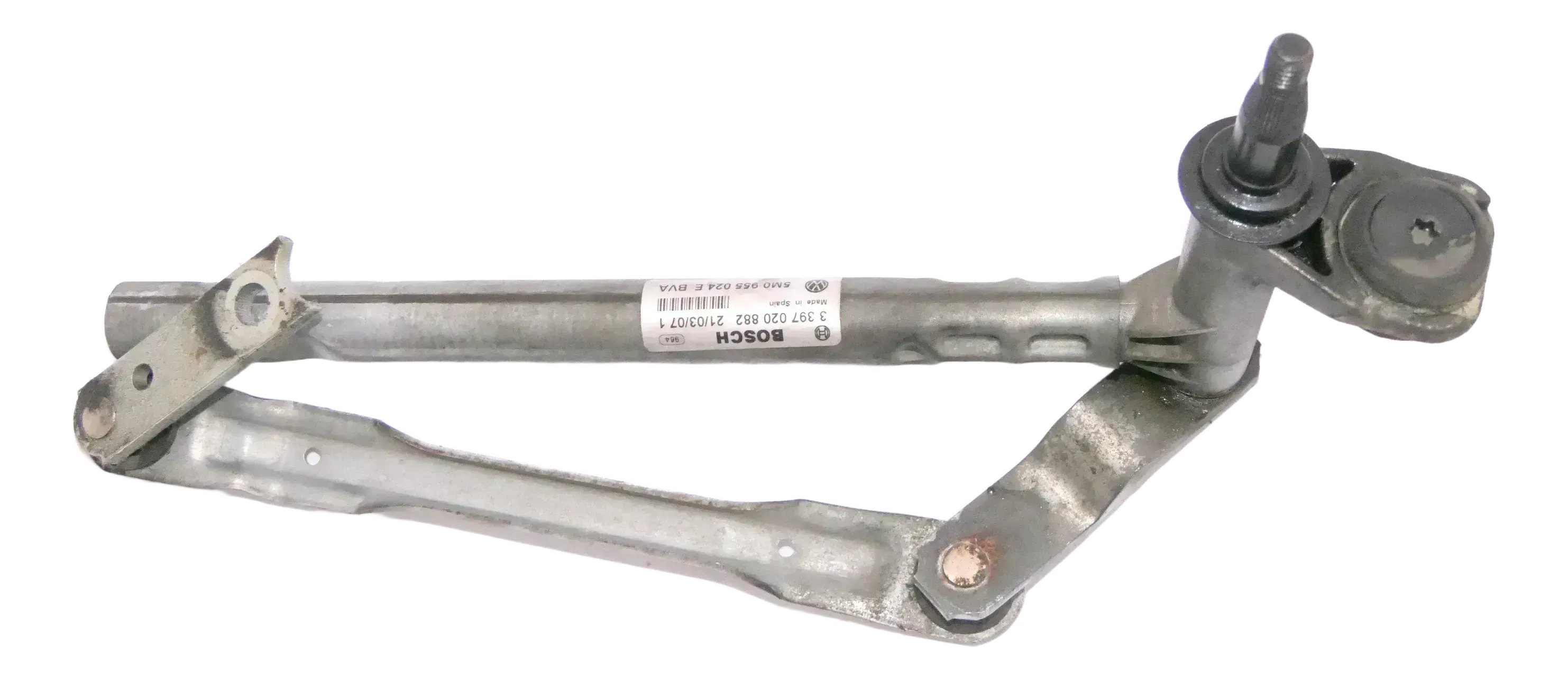 VW Golf 5 Plus Wischer Gestänge Scheibenwischer vorne rechts 5M0955024E - Bild 1