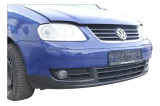 VW Touran 1T Stoßstange vorne Frontstoßstange Stoßfänger blau LL5M - Bild 3