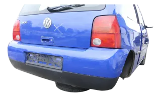 VW Lupo Stoßstange hinten Heckstoßstange Stoßfänger blau LW5Z - Bild 4