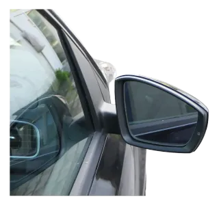 VW Polo 6R 6C elektrischer Spiegel Außenspiegel rechts außen schwarz LC9X +Glas - Bild 2