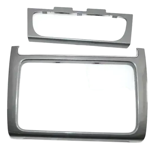 VW Polo 6R Abdeckung um Navi / Radio grau pepper grey Abdeckung Blende Rahmen - Bild 1