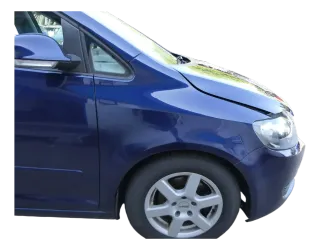 VW Golf Plus 5M1 Kotflügel vorne rechts schwarz LC9X - Bild 1