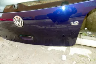 VW Polo 9N Heckklappe Kofferraumklappe Klappe hinten blau LB5N - Bild 3