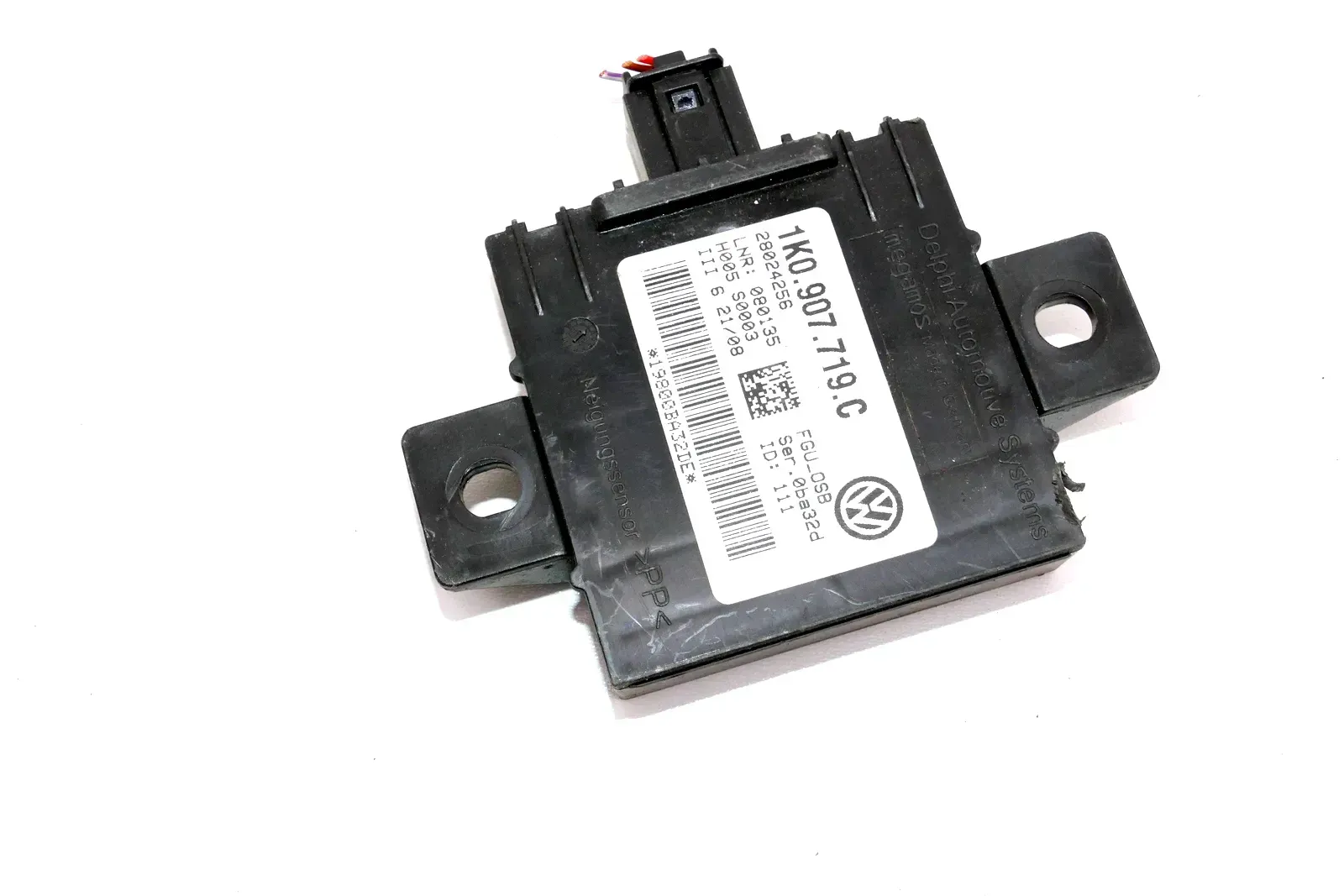 + VW Golf 5 Touran Neigungssensor Diebstahlschutz 1K0907719C Caddy Steuergerät - Bild 1